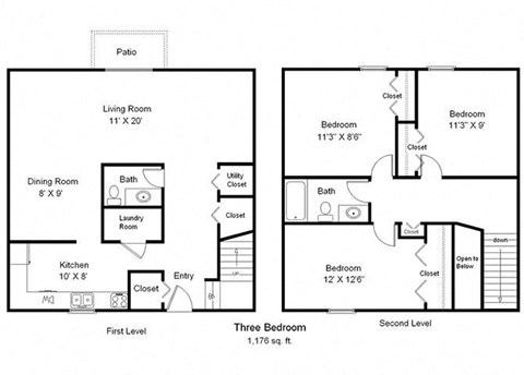 Jefferson Square_3 Bedroom Floor Plan